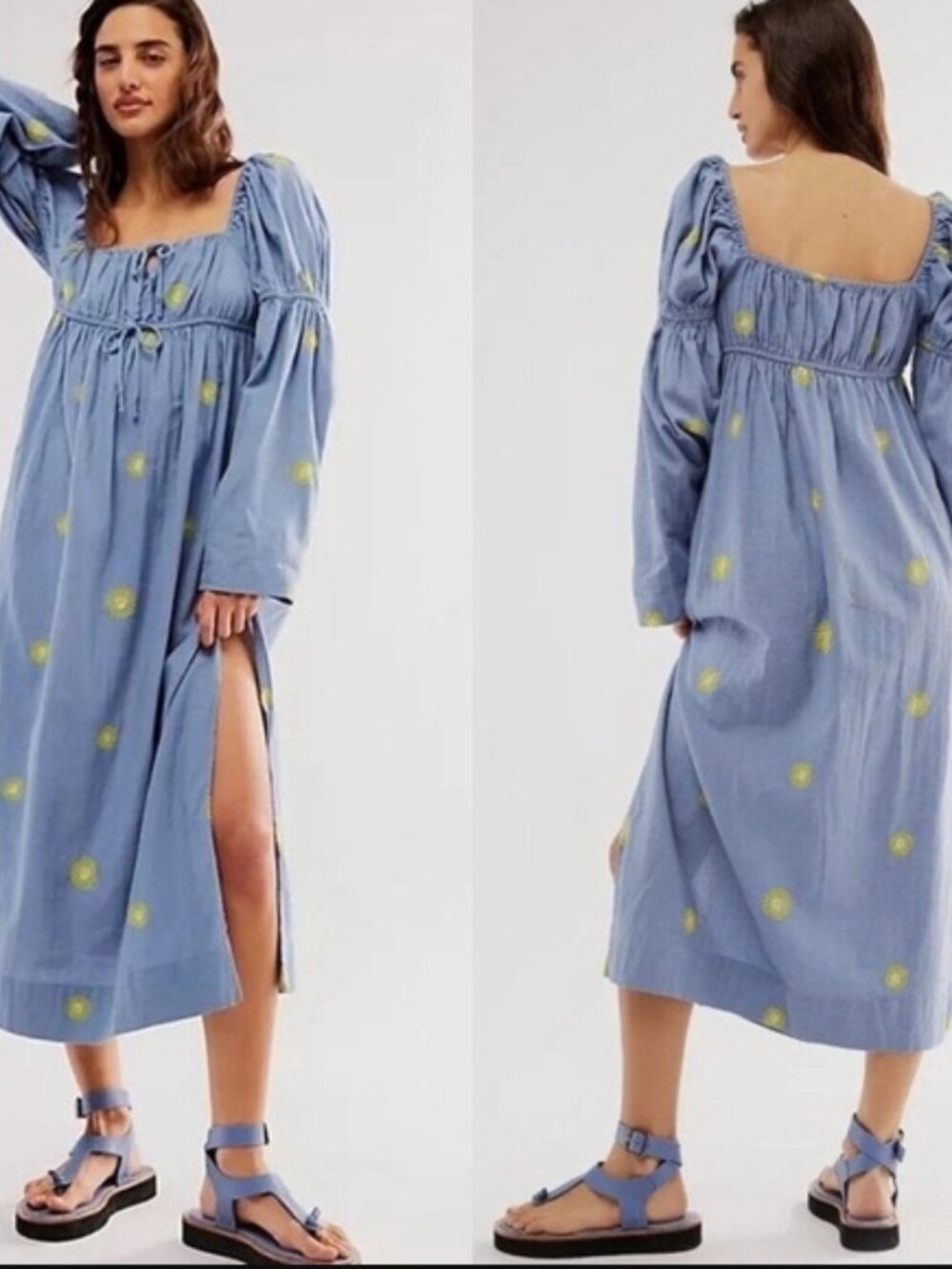 Free People Emory Embroidered Maxi